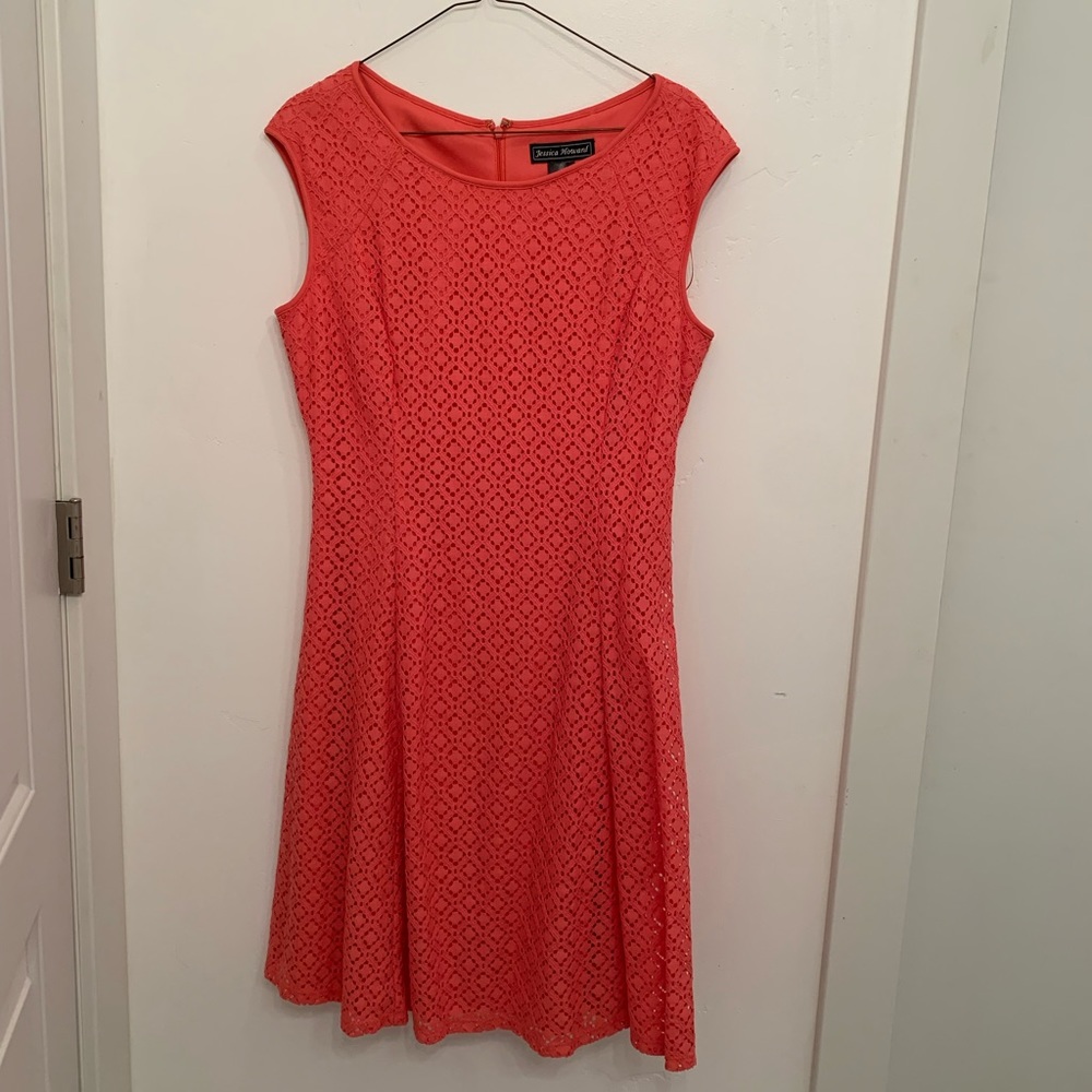 Jessica Howard Coral Dress Size 8